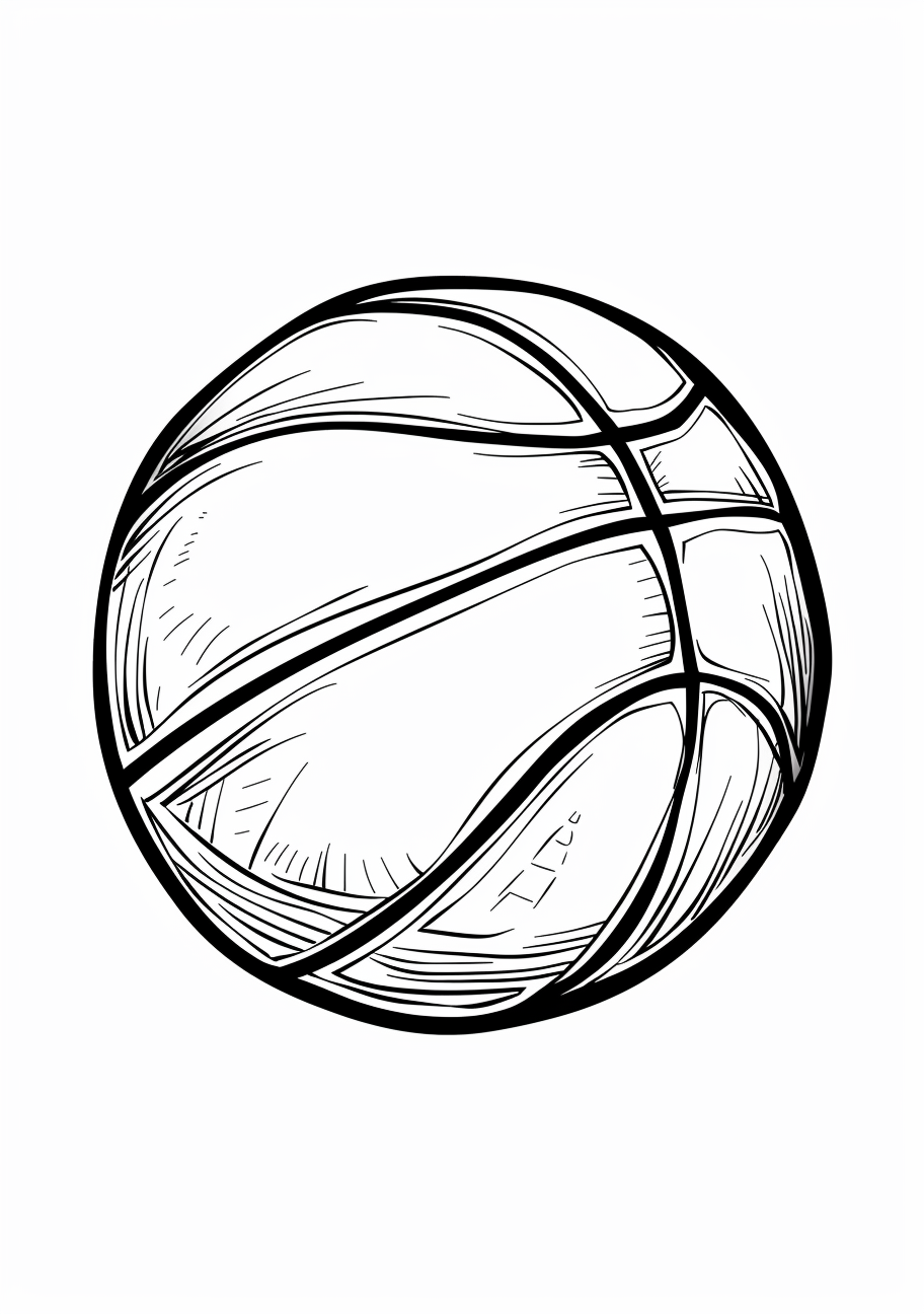 Coloriage Basketball Imprimer Gratuit Objectif Maternelle